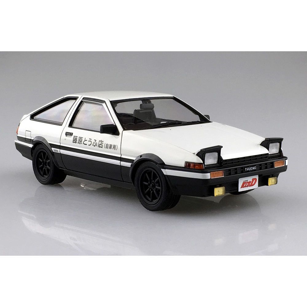 Aoshima: 1/24 Initial D - Takumi Fujiwara AE86 Trueno Vol. 1 (Toyota) Scale Model Kit #05