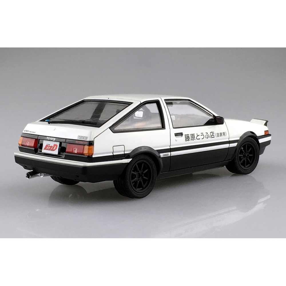 Aoshima: 1/24 Initial D - Takumi Fujiwara AE86 Trueno Vol. 1 (Toyota) Scale Model Kit #05