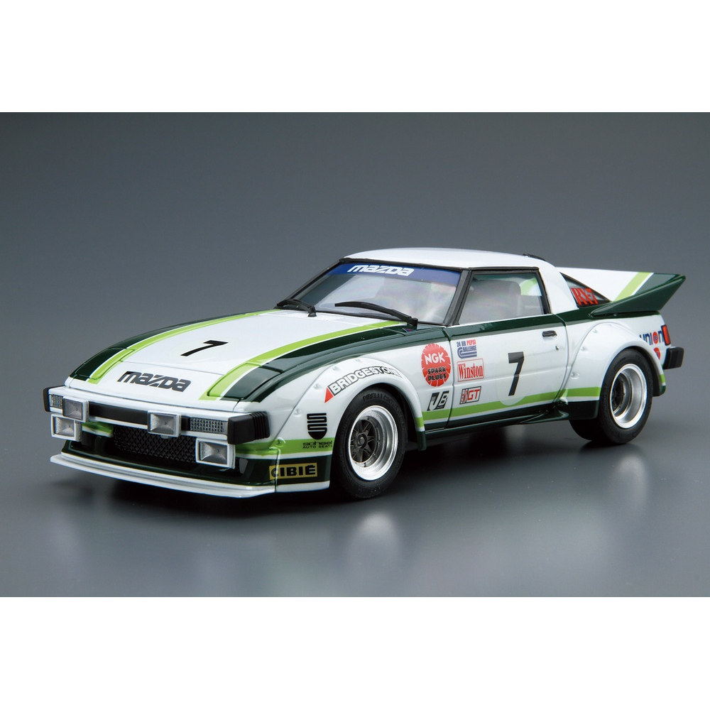 Aoshima: 1/24 MAZDA SA22C RX-7 Daytona '79 Scale Model Kit #22