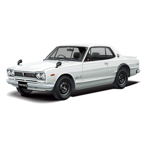 Aoshima: 1/24 Nissan KPGC10 Skyline HT2000GT-R Scale Model Kit #26