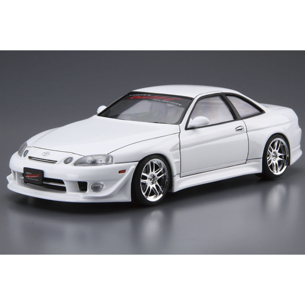 Aoshima: 1/24 VERTEX JZZ30 SOARER '96 (TOYOTA) Scale Model Kit #56