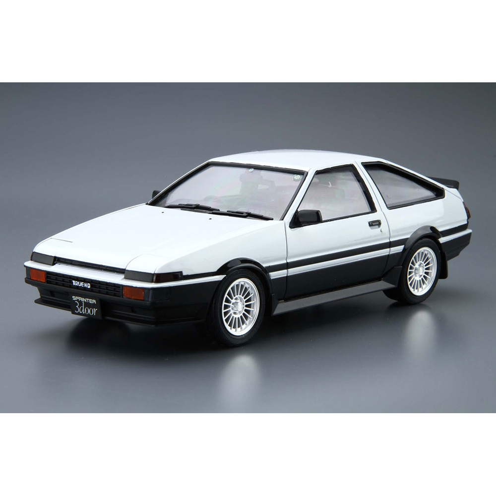 Aoshima: 1/24 Toyota AE86 Sprinter Trueno GT-APEX '85 Scale Model Kit #05