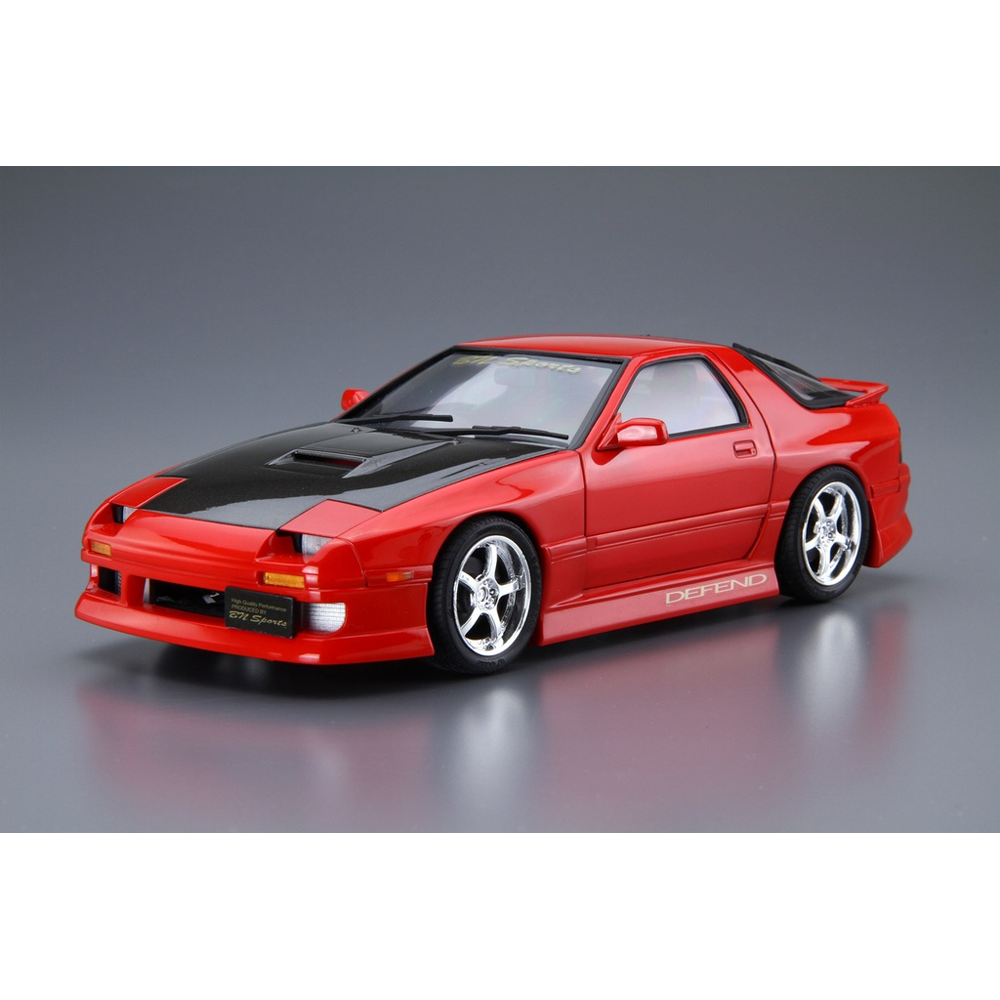 Aoshima: 1/24 BNSPORTS FC3S RX-7 '89 (MAZDA) Scale Model Kit #40