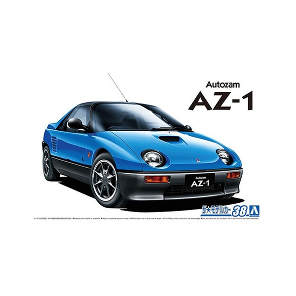 Aoshima: 1/24 Mazdaspeed PG6SA AZ-1 '92 (Mazda Blue) Scale Model Kit