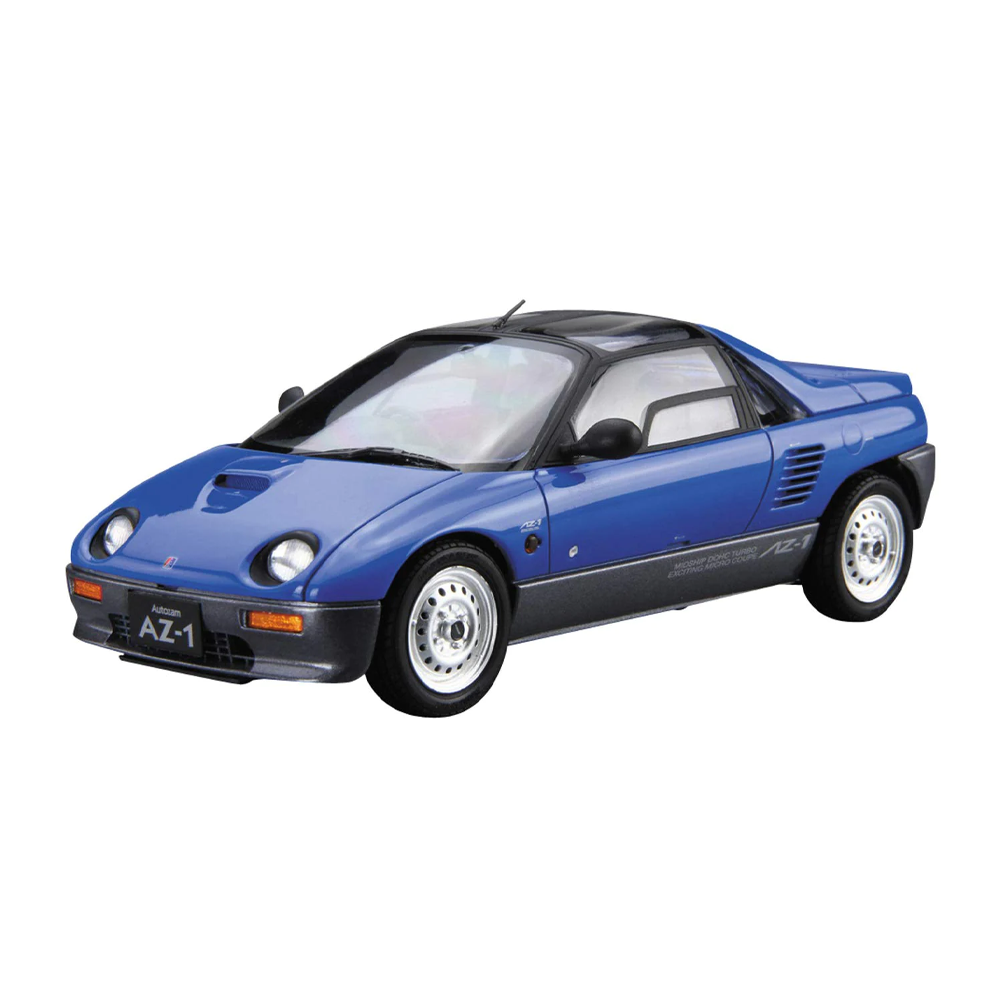 Aoshima: 1/24 Mazdaspeed PG6SA AZ-1 '92 (Mazda Blue) Scale Model Kit #38