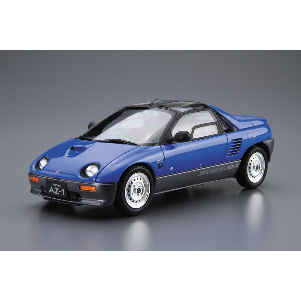 Aoshima: 1/24 Mazdaspeed PG6SA AZ-1 '92 (Mazda Blue) Scale Model Kit #38