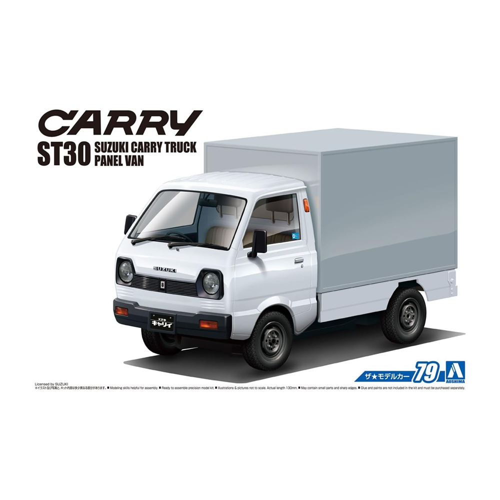 Aoshima: 1/24 SUZUKI ST30 CARRY PANEL VAN '79 Scale Model Kit #79