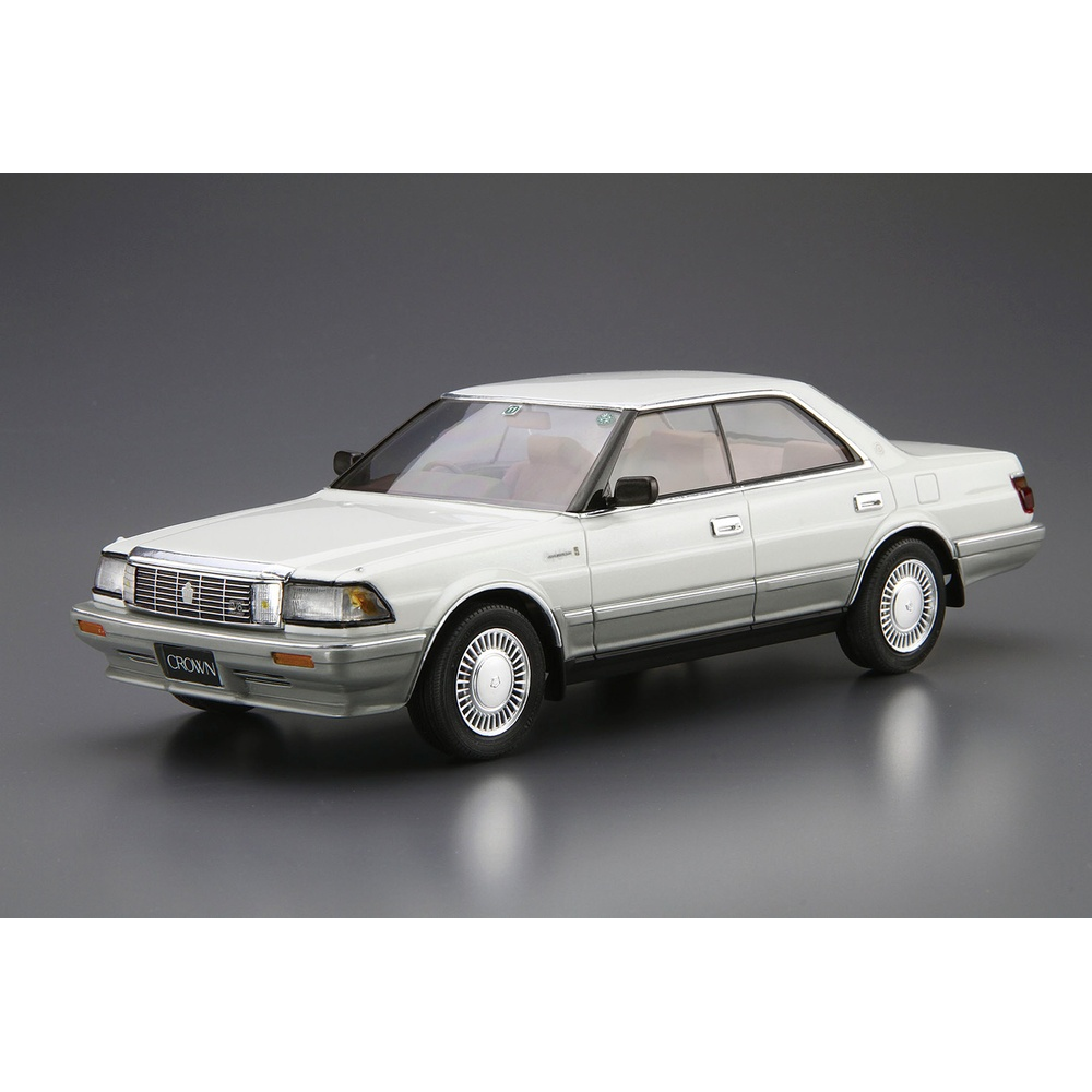 Aoshima: 1/24 Toyota UZS131 Crown Royalsaloon G '89 Scale Model Kit #87