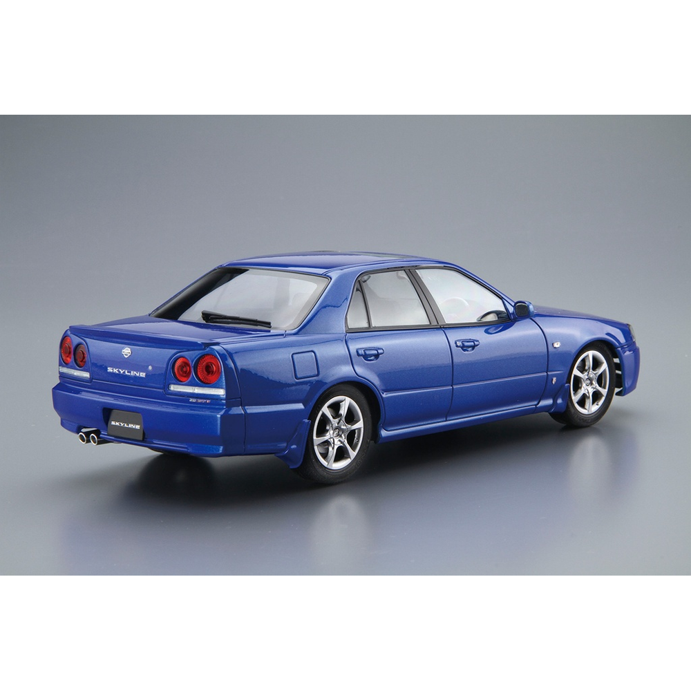 Aoshima: 1/24 NISSAN ER34 SKYLINE 25GT TURBO '01 Scale Model Kit #88