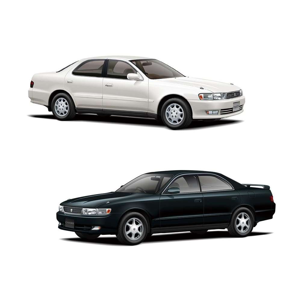 Aoshima: 1/24 Toyota JZX90 Chaser/Cresta Avante/Lucent/Tourer '93 Scale Model Kit #93