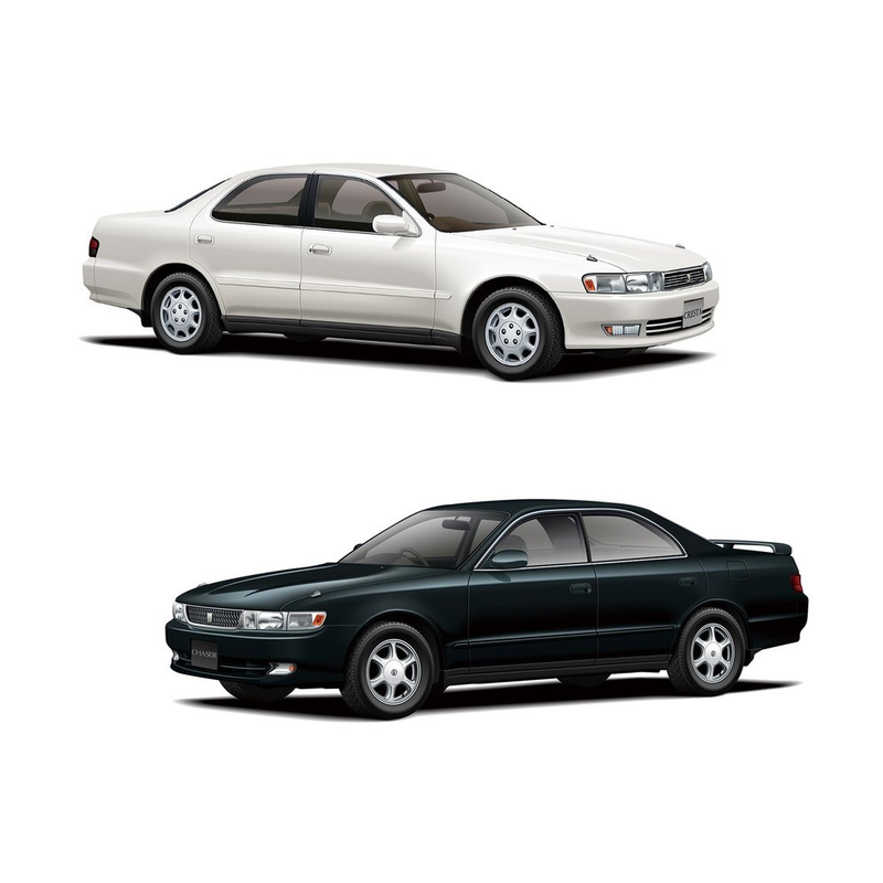 Aoshima: 1/24 Toyota JZX90 Chaser/Cresta Avante/Lucent/Tourer '93 Scale Model Kit