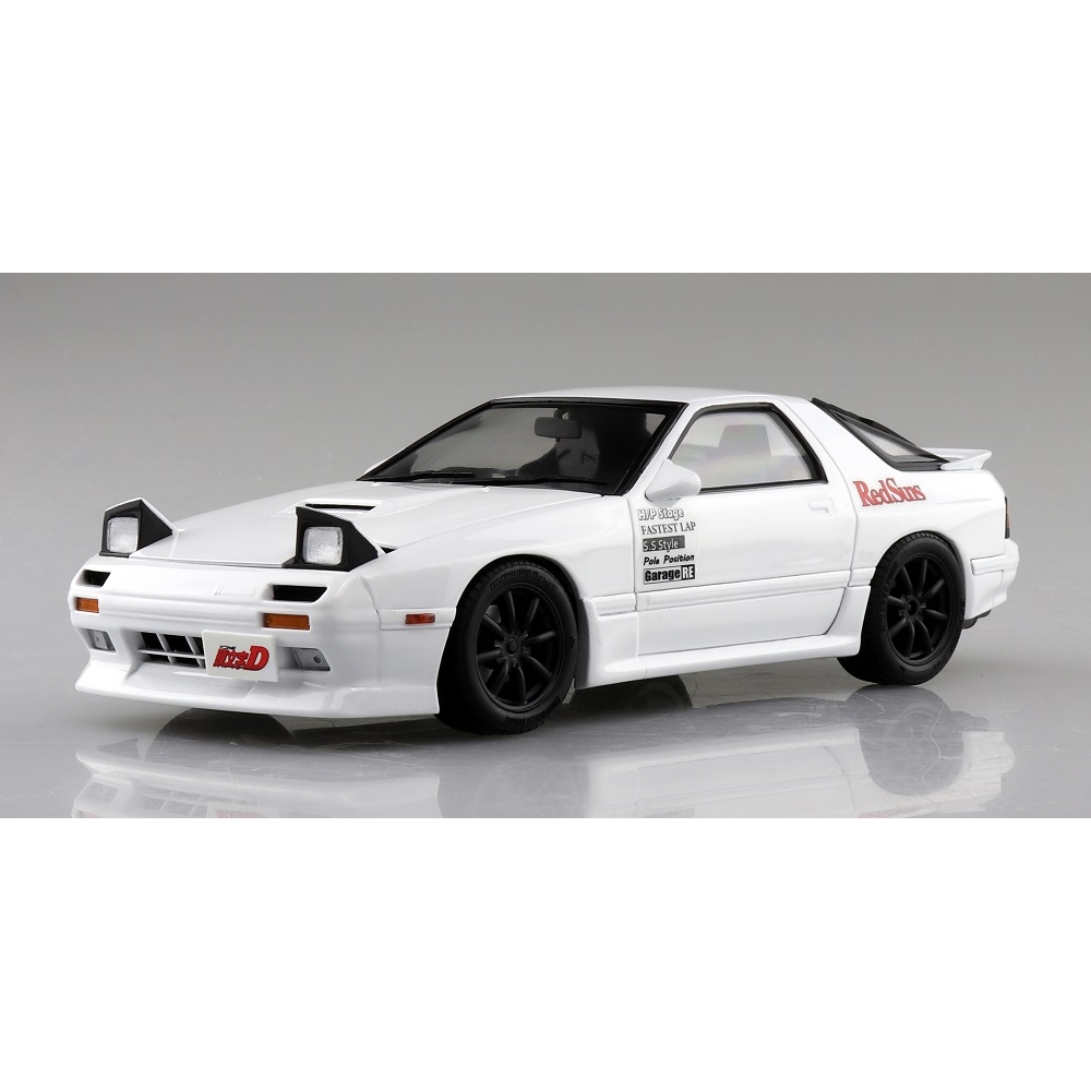 Aoshima: Initial D - Takahashi Ryosuke FC3S RX-7 [Comics Vol. 11 Akagi Battle Ver.] Scale Model Kit #I-2