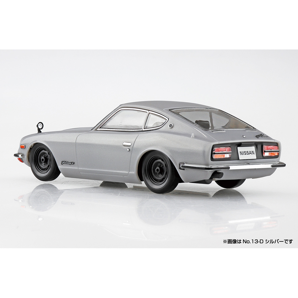 Aoshima: 1/32 The Snap Kit Nissan S30 FAIRLADY Z (Silver) Scale Model Kit #13-D