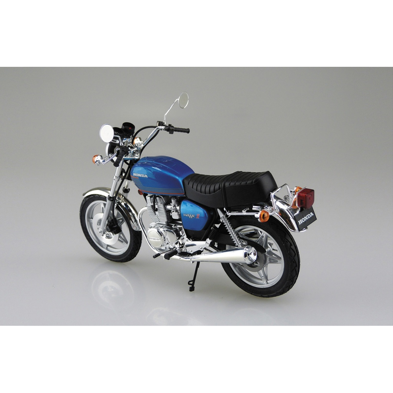 Aoshima: 1/12 Honda CB400T Hawk-II '77 Scale Model Kit