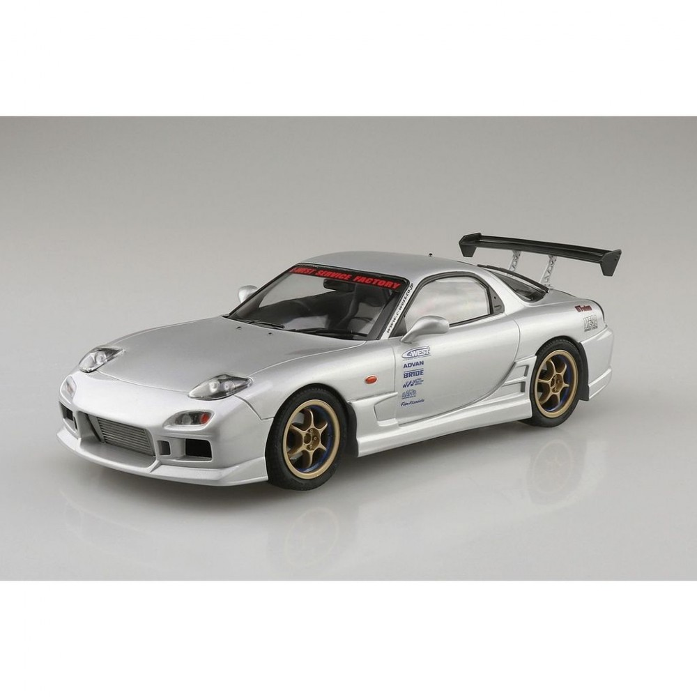 Aoshima: 1/24 The Tuned Car - FD3S RX-7 C-WEST Mazda '99 Scale Model Kit #69