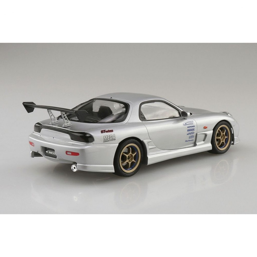 Aoshima: 1/24 The Tuned Car - FD3S RX-7 C-WEST Mazda '99 Scale Model Kit #69