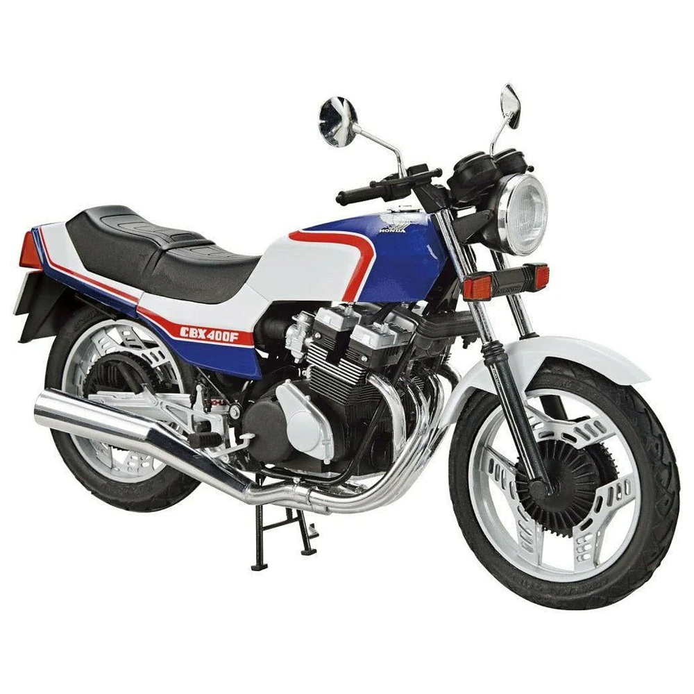 Aoshima: 1/12 Honda NC07 CBX400F Pearl Candy Blue/Pearl Shell White '8 Aoshima: 1/12 Honda NC07 CBX400F Pearl Candy Blue/Pearl Shell White '8