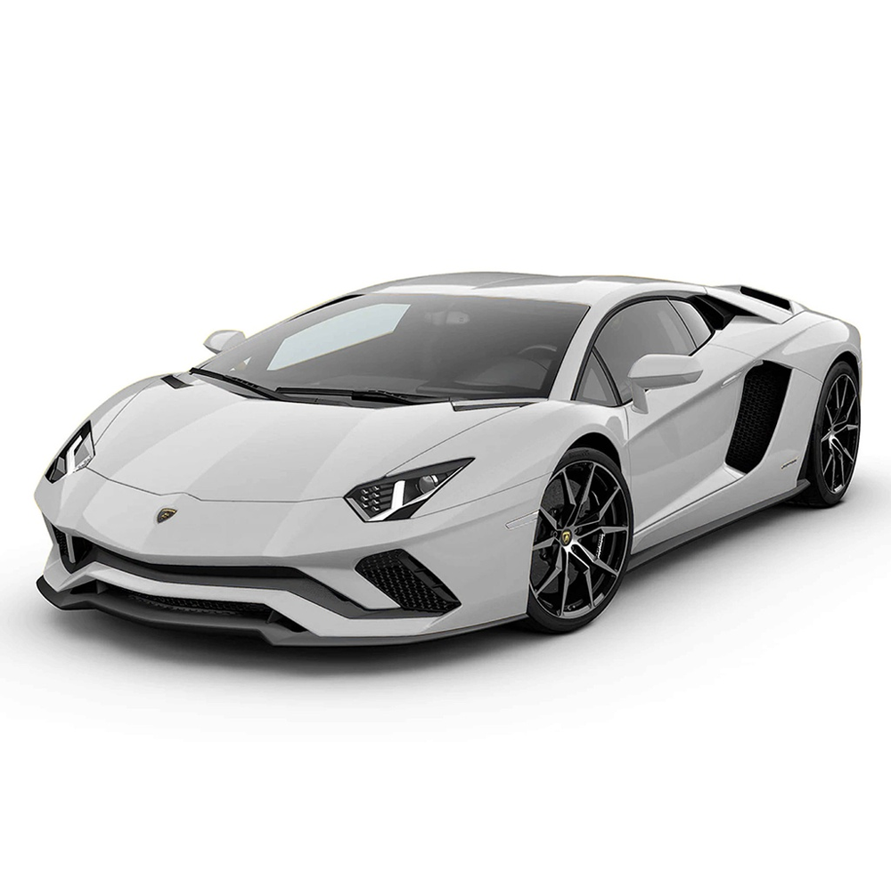 Aoshima: 1/32 The Snap Kit Lamborghini Aventador S (Pearl White) Scale Model Kit #12-A