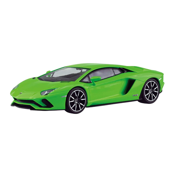 Aoshima: 1/32 The Snap Kit Lamborghini Aventador S (Pearl Green) Scale Model Kit #12-D