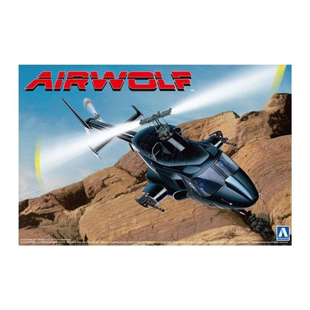 Aoshima: 1/48 Airwolf Clear Body Ver. Scale Model Kit #AW-01