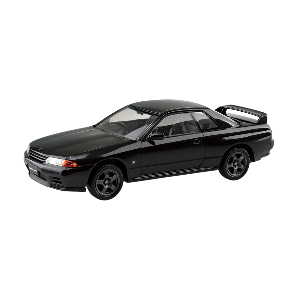 Aoshima: 1/32 The Snap Kit Nissan R32 Skyline GT-R (Black Pearl Metallic) Scale Model Kit #14-C