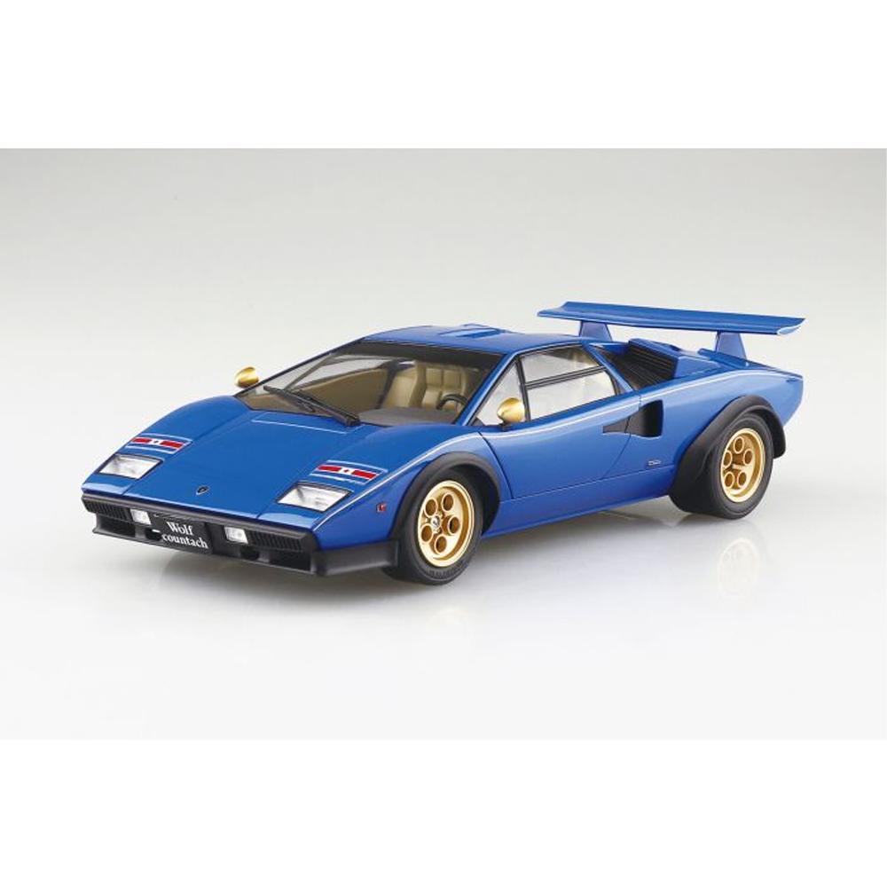 Aoshima: 1/24 '76 WOLF Countach Version 2 Scale Model Kit #18