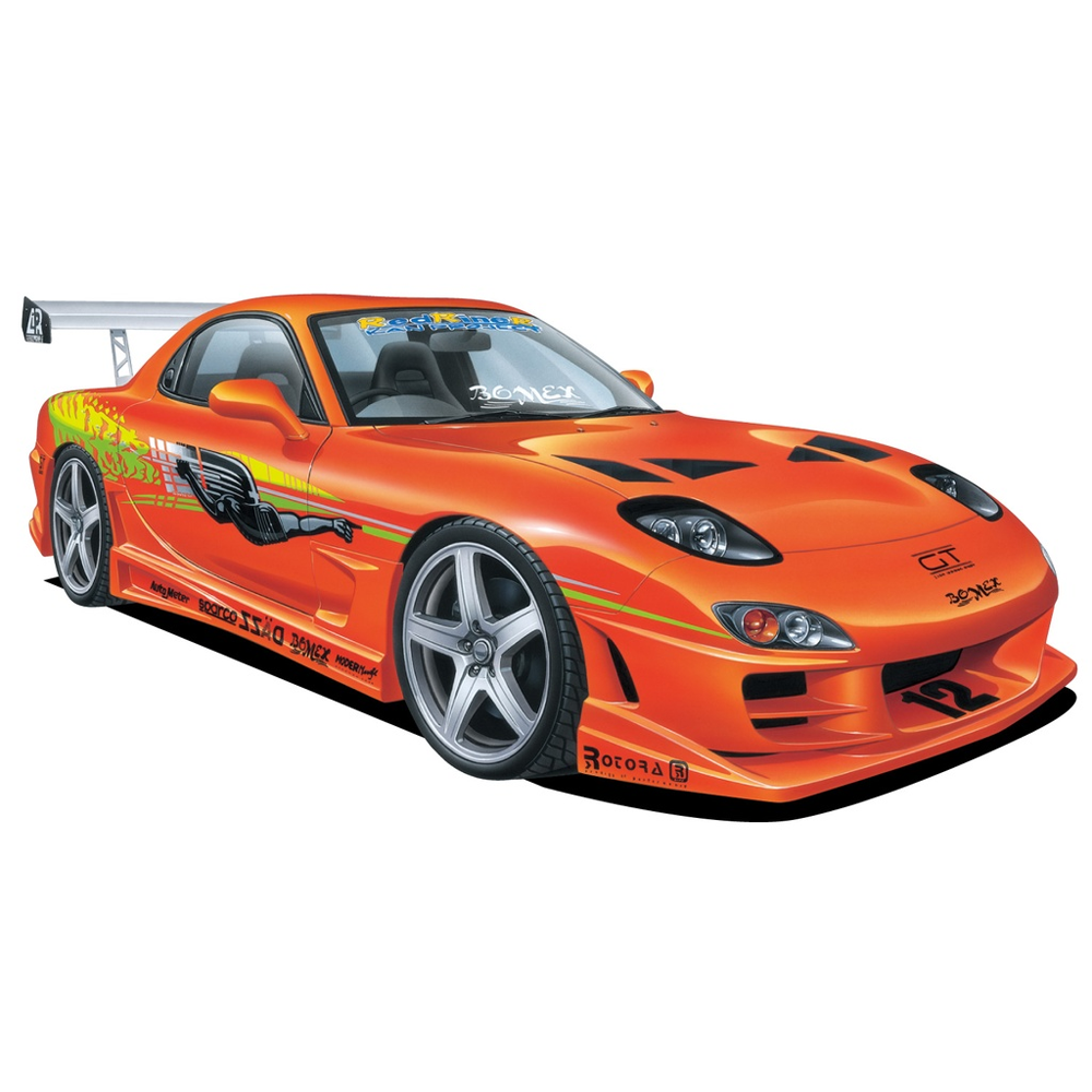 Aoshima: 1/24 BOMEX FD3S RX-7 '99 (MAZDA) Scale Model Kit #74