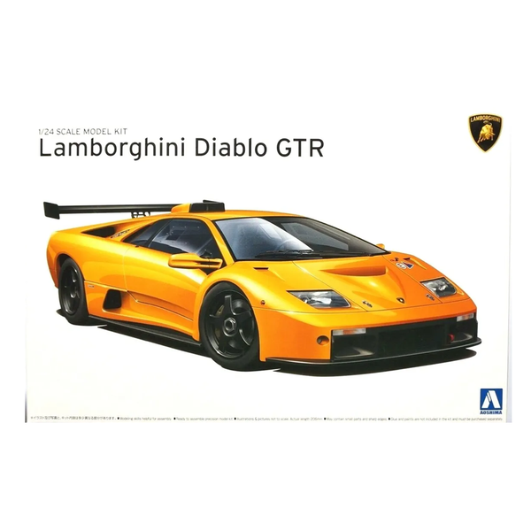 Aoshima: 1/24 Lamborghini Diablo GTR '99 Scale Model Kit #24