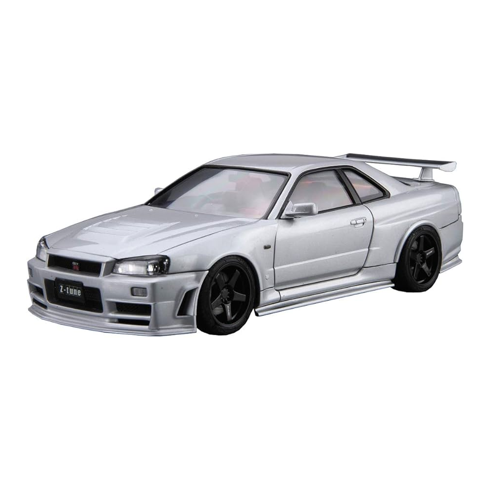 Aoshima: 1/24 Nissan BNR34 Skyline GT-R Nismo S-Tune '04 Scale Model Kit #SP-05