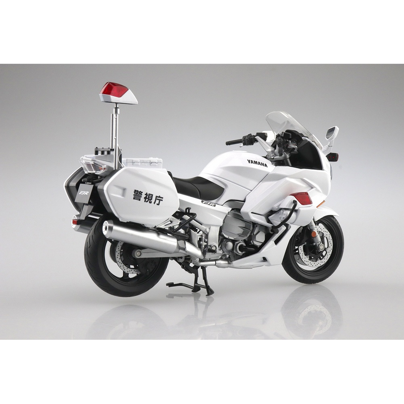 Aoshima: 1/12 Scale Yamaha FJR1300P Police Die-Cast Motorcycle