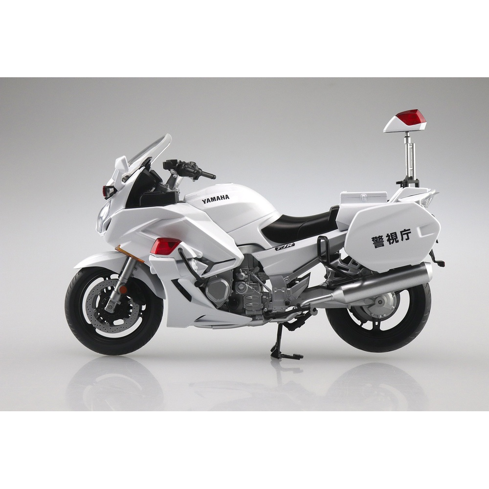 Aoshima: 1/12 Scale Yamaha FJR1300P Police Die-Cast Motorcycle