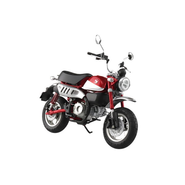 Aoshima: 1/12 Scale Honda Monkey 125 (Pearl Nebula Red) Diecast Motorc