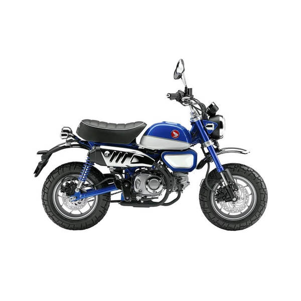 Aoshima: 1/12 Scale Honda Monkey 125 (Pearl Glittering Blue) Diecast Motorcycle