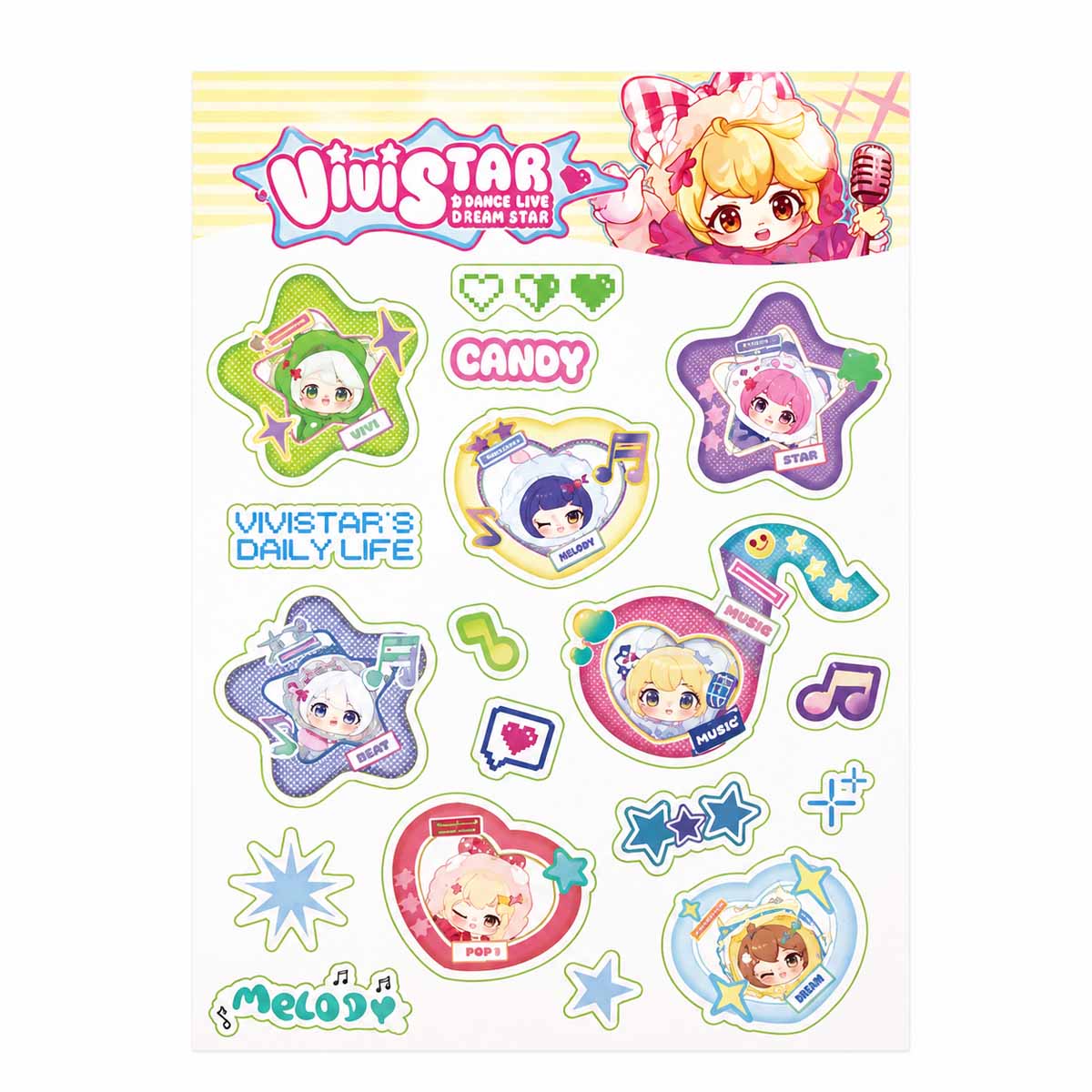 HereToy: All-Star Quirky Happy Stickers