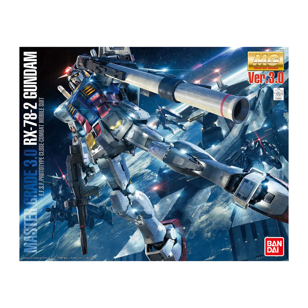 Bandai Spirits: Mobile Suit Gundam - MG 1/100 RX-78-2 Gundam (Ver. 3.0) Model Kit