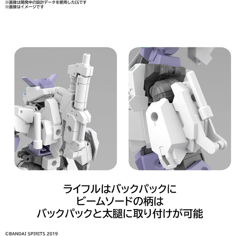 Bandai Spirits: Gundam 30 Minute Missions - HG 1/144 eEXM-S01U Forestieri 01 Model Kit