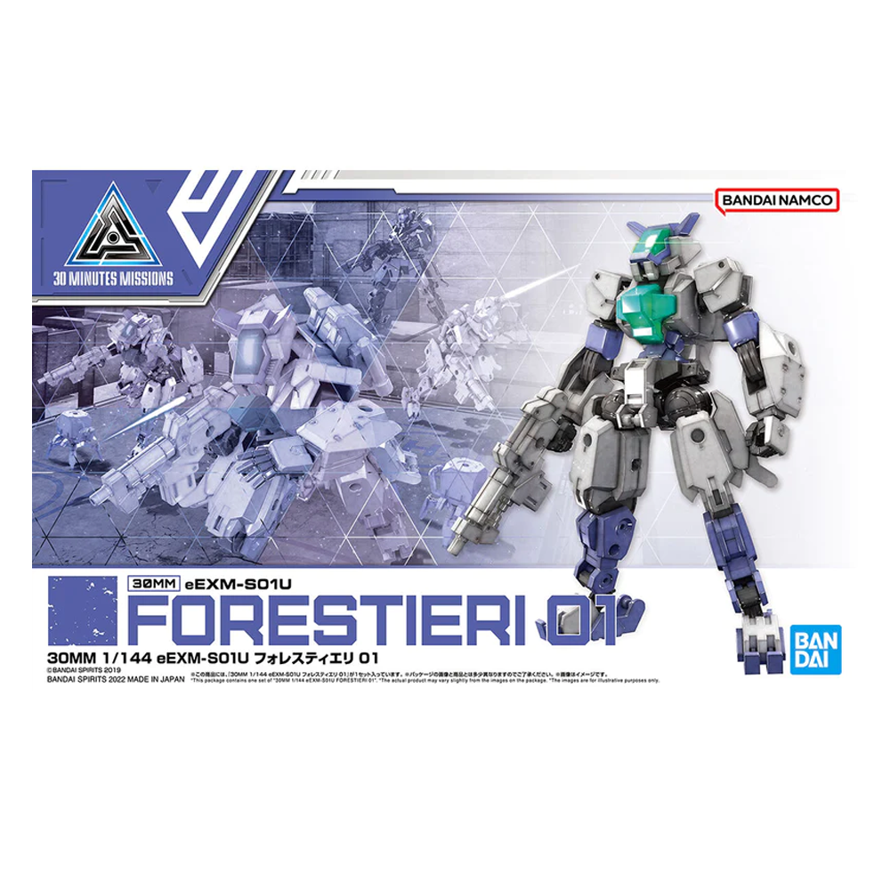 Bandai Spirits: Gundam 30 Minute Missions - HG 1/144 eEXM-S01U Forestieri 01 Model Kit #46