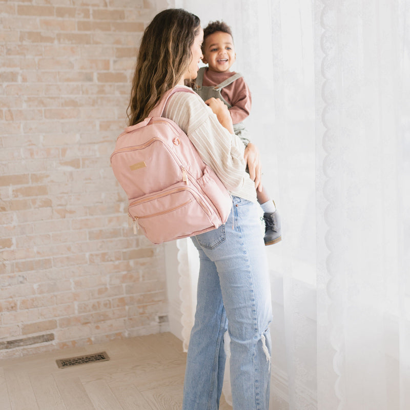 Zealous Large Diaper Backpack - Blush Chromatics