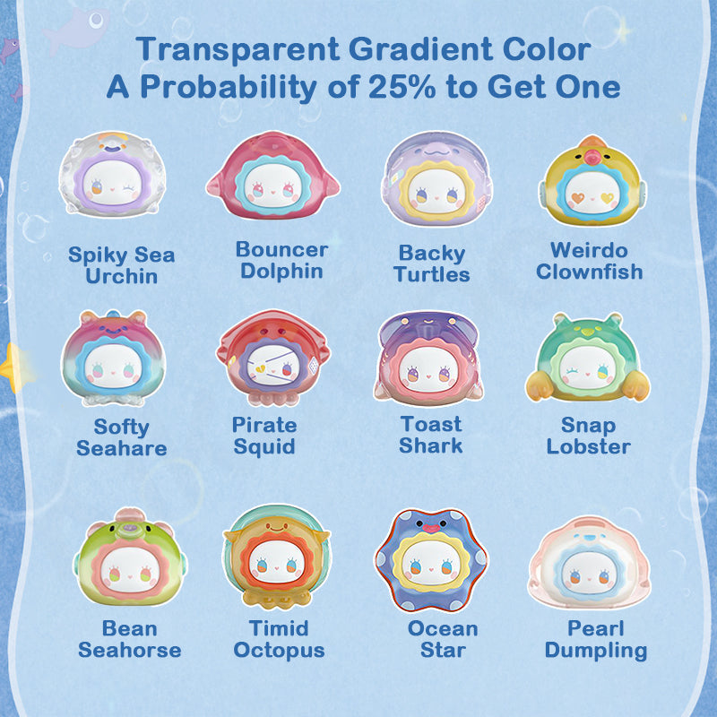 MJ Studio: Emma Ocean Bubble Beans Series - 1 Blind Box