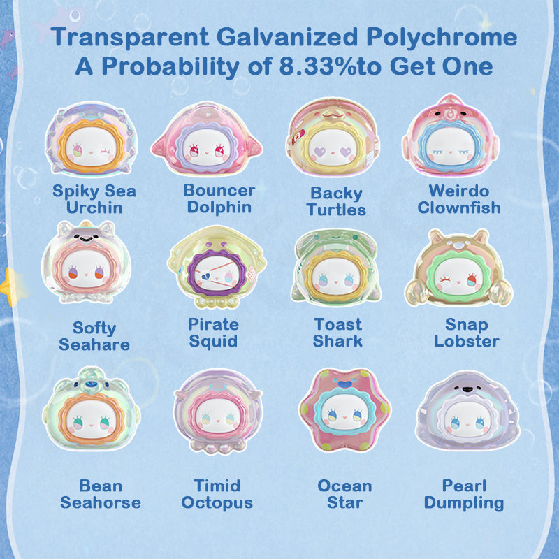 MJ Studio: Emma Ocean Bubble Beans Series - 1 Blind Box