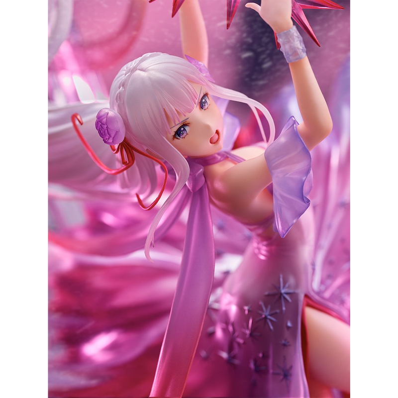 eStream: Re:Zero Starting Life in Another World Frozen Emilia (Crystal Dress Ver.) 1/7 Scale Shibuya Scramble Figure