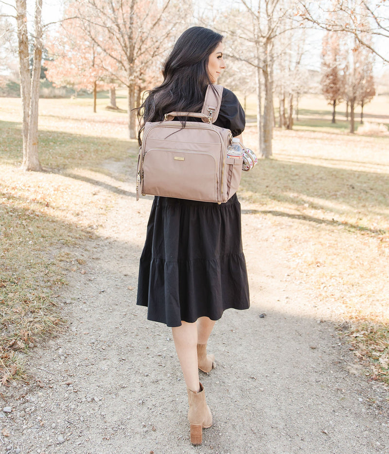 Eco-Friendly Eco B.F.F. Tote Backpack - Truffle