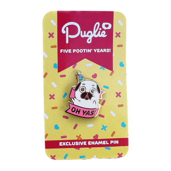 Good Smile Company: Puglie - 5 Year Birthday Exclusive Enamel Pin