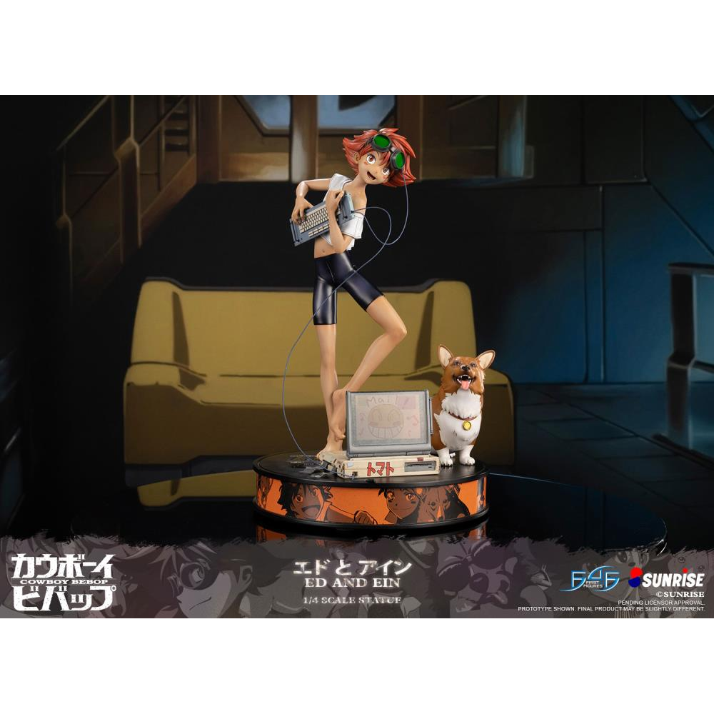 First 4 Figures: Cowboy Bebop - Ed and Ein (Standard) 1/4 Scale Figure