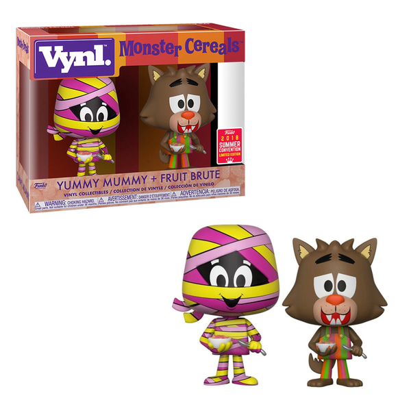 Funko VYNL: AD Icons: Monster Cereals - Yummy Mummy and Fruit Brute Vinyl Figures 2018 Summer Convention Exclusive