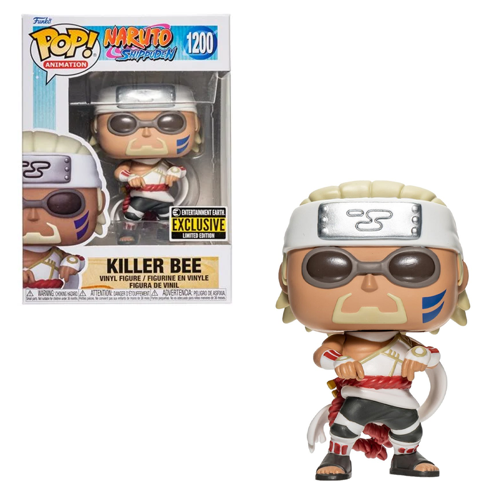 Funko POP! Naruto - Killer Bee Vinyl Figure #1200 Entertainment Earth Exclusive [READ DESCRIPTION]