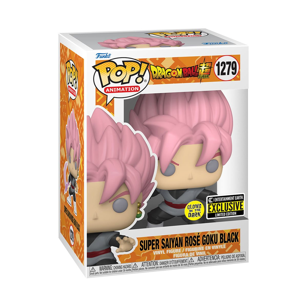 Funko POP! Dragon Ball Super - Super Saiyan Rose Goku Black (Glow in the Dark) Vinyl Figure #1279 Entertainment Earth Exclusive [READ DESCRIPTION]