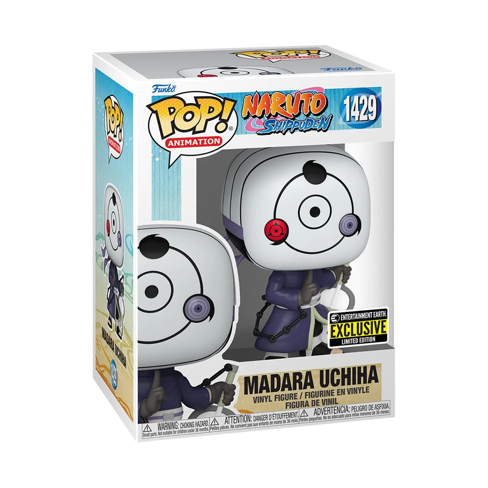 Funko POP! Naruto Shippuden - Madara Uchiha (Masked) Vinyl Figure #1429 Entertainment Earth Exclusive [READ DESCRIPTION]