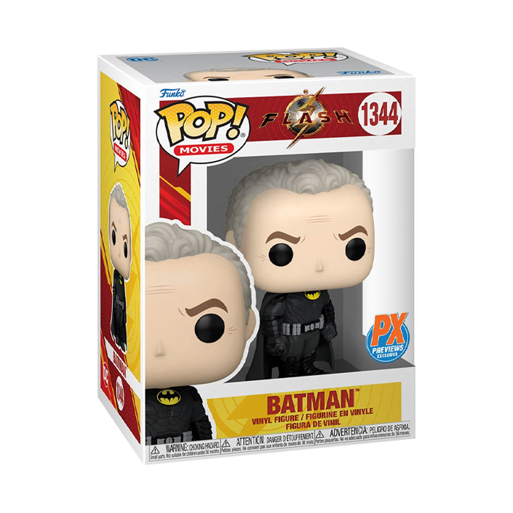 Funko POP! The Flash - Batman (Unmasked) Vinyl Figure #1344 Preview Exclusives (PX)