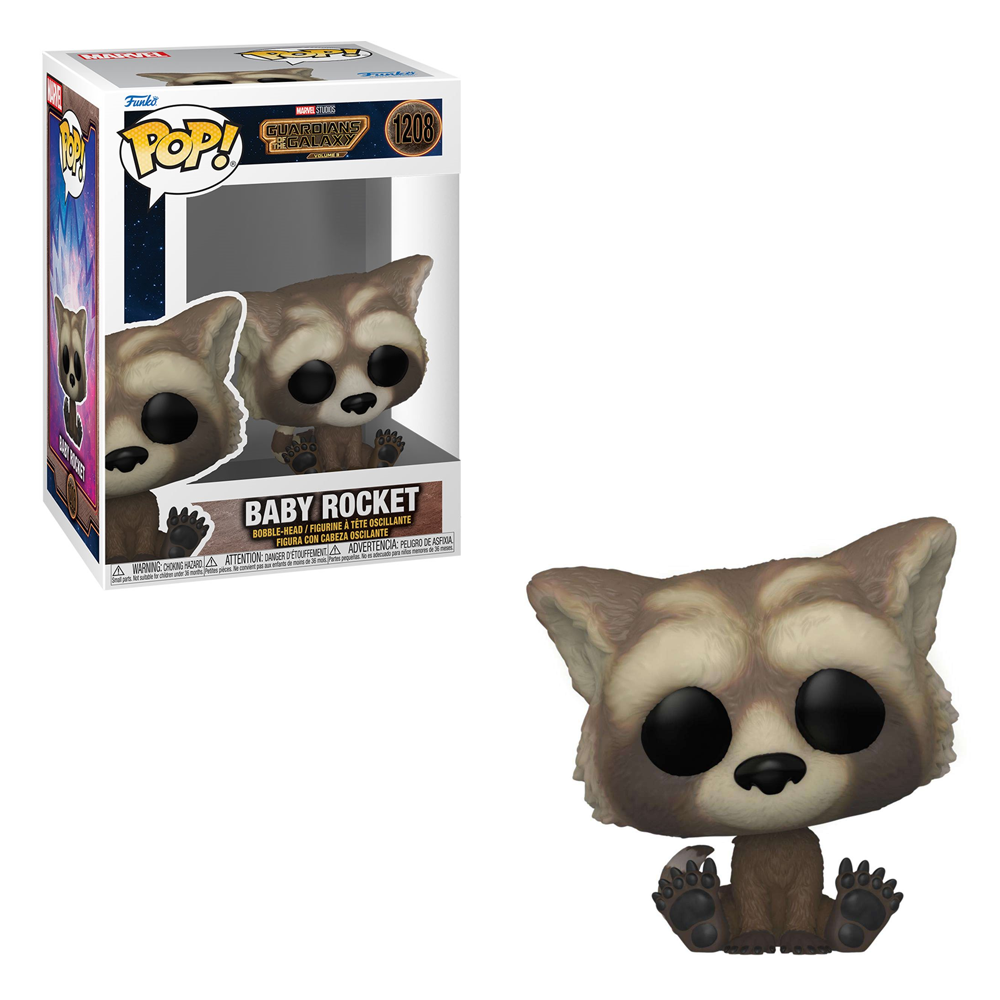 [PRE-ORDER] Funko POP! Marvel: Guardians of the Galaxy: Volume 3 - Baby Rocket Vinyl Figure #1208